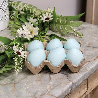 6 Set Pastel Blue Egg Crate - The Fox Decor